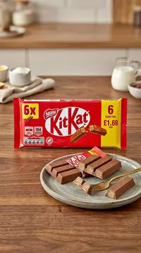أصابع ويفر مغطاة بالشوكولاتة - كيت كات (Nestle)