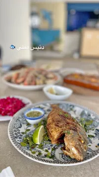 سمك دنيس مقلي