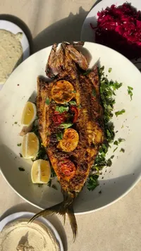 سمك مشوي