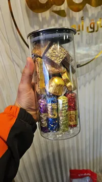 مزيج شوكولاته متنوعة - علبة زجاجية