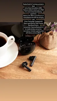 سماعات أذن لاسلكية Realme Buds Air 2