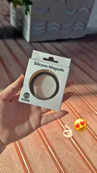 حلقة مغناطيسية سيليكون للشحن اللاسلكي - ماج سيف (Magsafe)