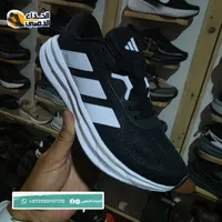 حذاء رياضي أديداس - أسود وأبيض