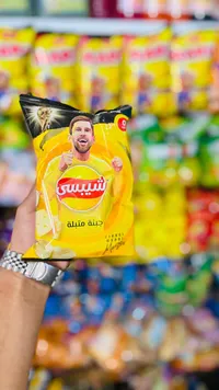 شيبسي بطاطس مقلية بنكهة الجبنة المتبلة - شيبسي (Lay's)