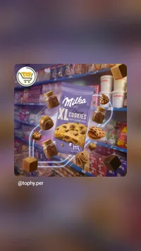 بسكويت شوكو كوكيز إكس إل بحليب جبال الألب - ميلكا (Milka)