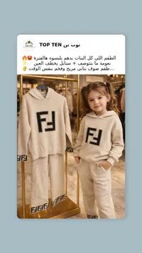 طقم بناتي تاب تن - TOP TEN