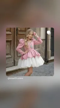 فستان أطفال رسمي بتصميم كلاسيكي - توتا (Totaa)