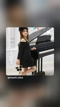 فستان بناتي أسود أنيق - توتا أونلاين (Totaa93.online)
