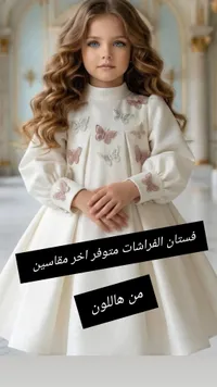 فستان الفراشات - هاللّون