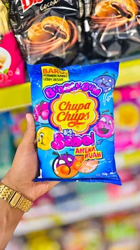 علكة فقاعات بيج بابول بنكهات الفواكه المشكلة - تشوبا تشوبس (Chupa Chups)