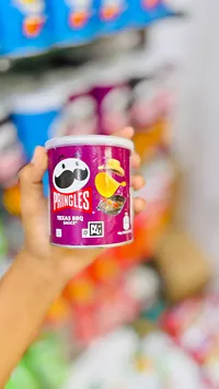 رقائق بطاطس بنكهة تكساس باربيكيو - برينجلز (Pringles)