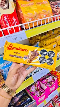بسكويت ويفر بالشوكولاتة - بودوكو (Bauducco)