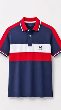 تي شيرت بولو رجالي - تومي هيلفيغر (Tommy Hilfiger)