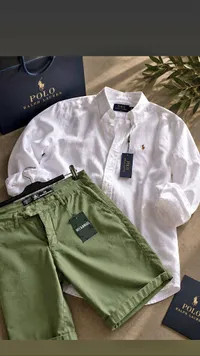 قميص أبيض رجالي - بولو رالف لورين (Polo Ralph Lauren)