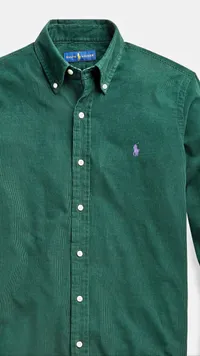 قميص مخملي بأزرار - رالف لورين (Ralph Lauren)
