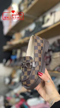حذاء أطفال كاجوال بنقشة المربعات - فالنتينو (Valentino)