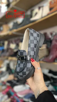 حذاء أطفال كاجوال بنقشة مربعات - فالنتينو (Valentino)