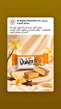 كيك دوليسا بالفانيليا - العودة (Al Awda)