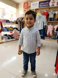 قميص كاروهات للأولاد - كيدز فاشن (Kids Fashion)