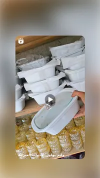 صواني تخزين بلاستيكية بأغطية