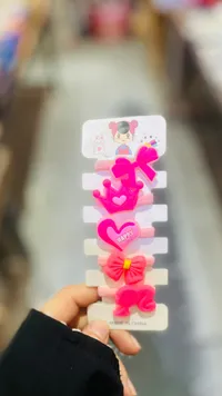 طقم ربطات شعر للأطفال بتصاميم متنوعة