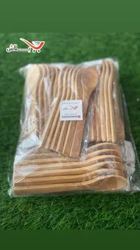 ملاعق خشبية طبيعية - شركة ببلاش