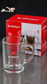 طقم أكواب زجاجية للمشروبات الساخنة - بلينك ماكس (Blinkmax)