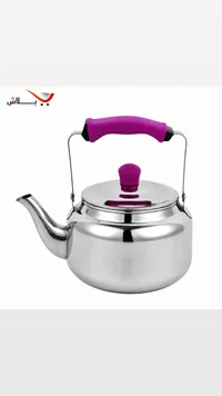 غلاية مياه ستانلس ستيل بيد ومقبض بنفسجي