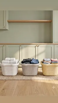 سلال غسيل بلاستيكية (Laundry Baskets)