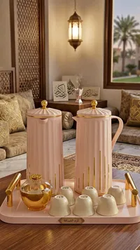 طقم ضيافة - ترمس وكاسات