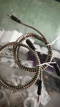 كابل توصيل صوتي AUX مضفر