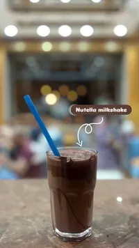 ميلك شيك نوتيلا (Nutella)