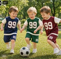 طقم ملابس رياضية للأطفال بتصميم رقم 99