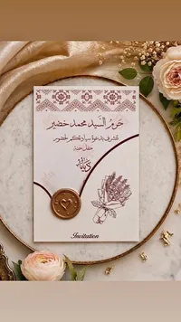كرت دعوة حفل حنة - ديانا