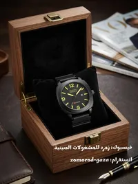 ساعة يد زومورود - تصميم كلاسيكي أسود