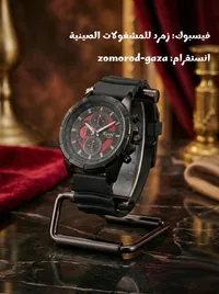 ساعة كيرل الرياضية - كرونوغراف أسود