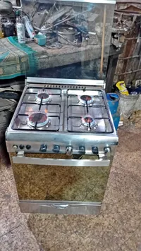 طباخ غاز منزلي 4 شعلات - ستانلس ستيل