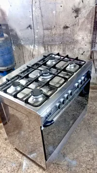 طباخ غاز ستانلس ستيل 5 شعلات