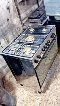 طباخ غاز ستانلس ستيل 5 شعلات