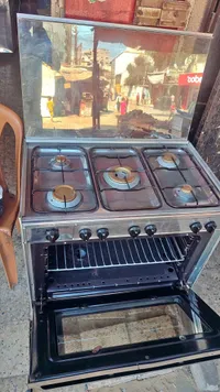 طباخ غاز منزلي 5 شعلات مع فرن