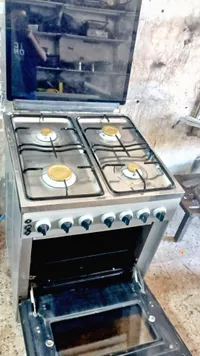 طباخ غاز منزلي 4 شعلات مع فرن