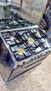 طباخ غاز ستانلس ستيل 5 شعلات